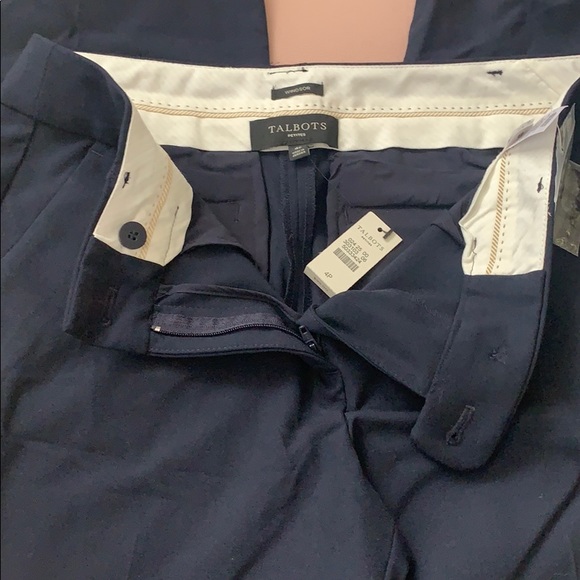 Talbots Windsor Navy Pant - Picture 3 of 6